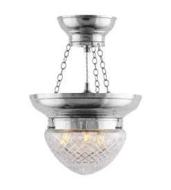 Ampel - Frödingampel 200 nickel, slipat klarglas