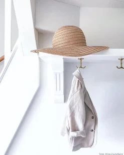 Ankarkrok mässing - Hatthyllekrok