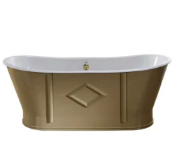 Badkar - Chateau beige gjutjärn 170 cm