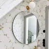 Badrumslampa - Blomberg 80 mässing, opalvit klot