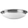 Badrumslampa - Taklampa Bovey plafond krom/matt vit
