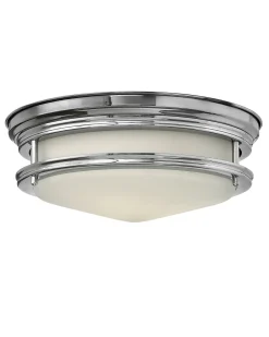 Badrumslampa - Taklampa Teign plafond krom/matt vit