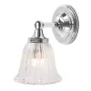 Badrumslampa - Vägglampa Truro krom/glas