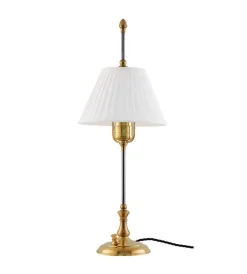 Bordslampa - Kellgren mässing, vit skärm