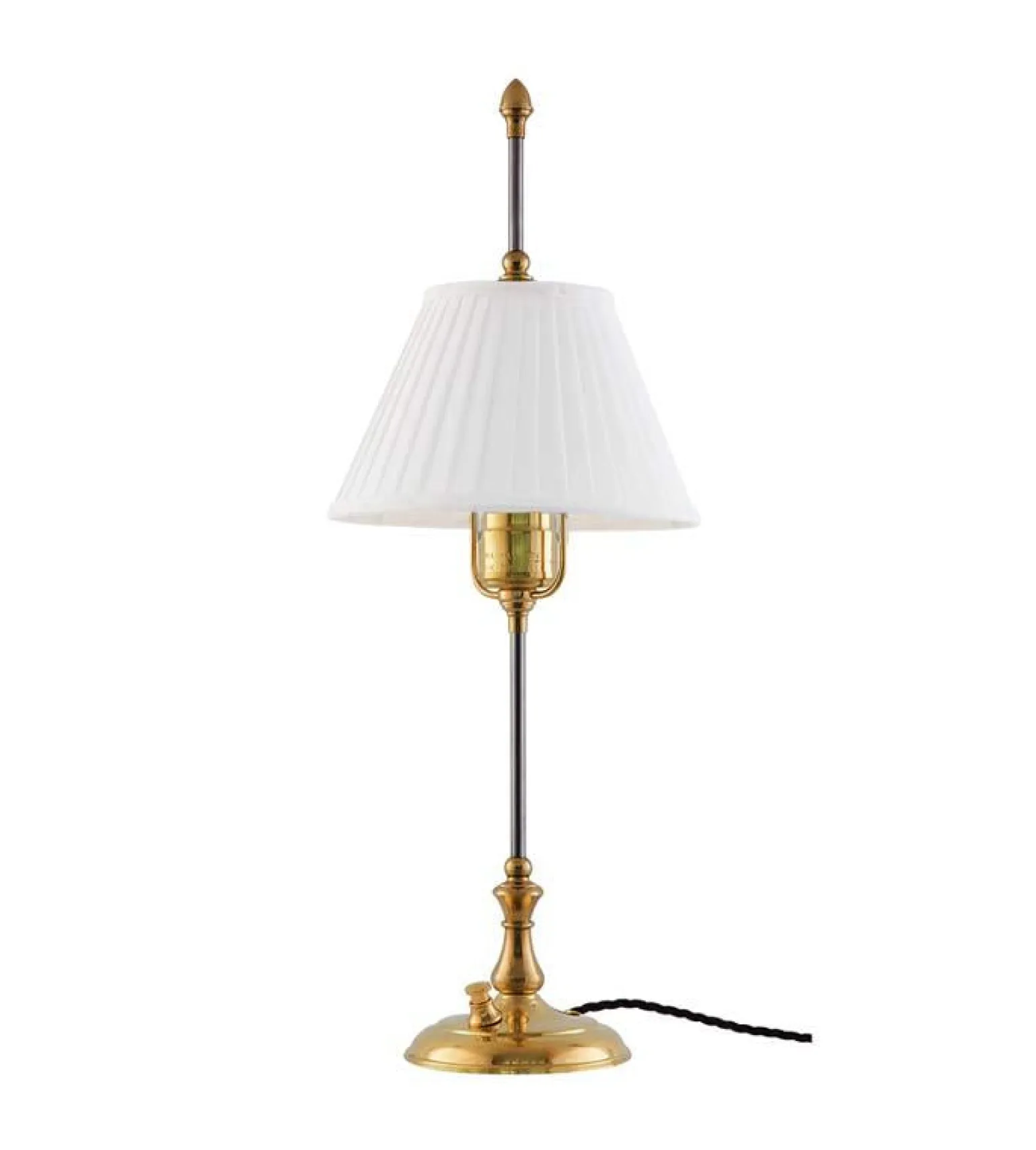 Bordslampa - Kellgren mässing, vit skärm