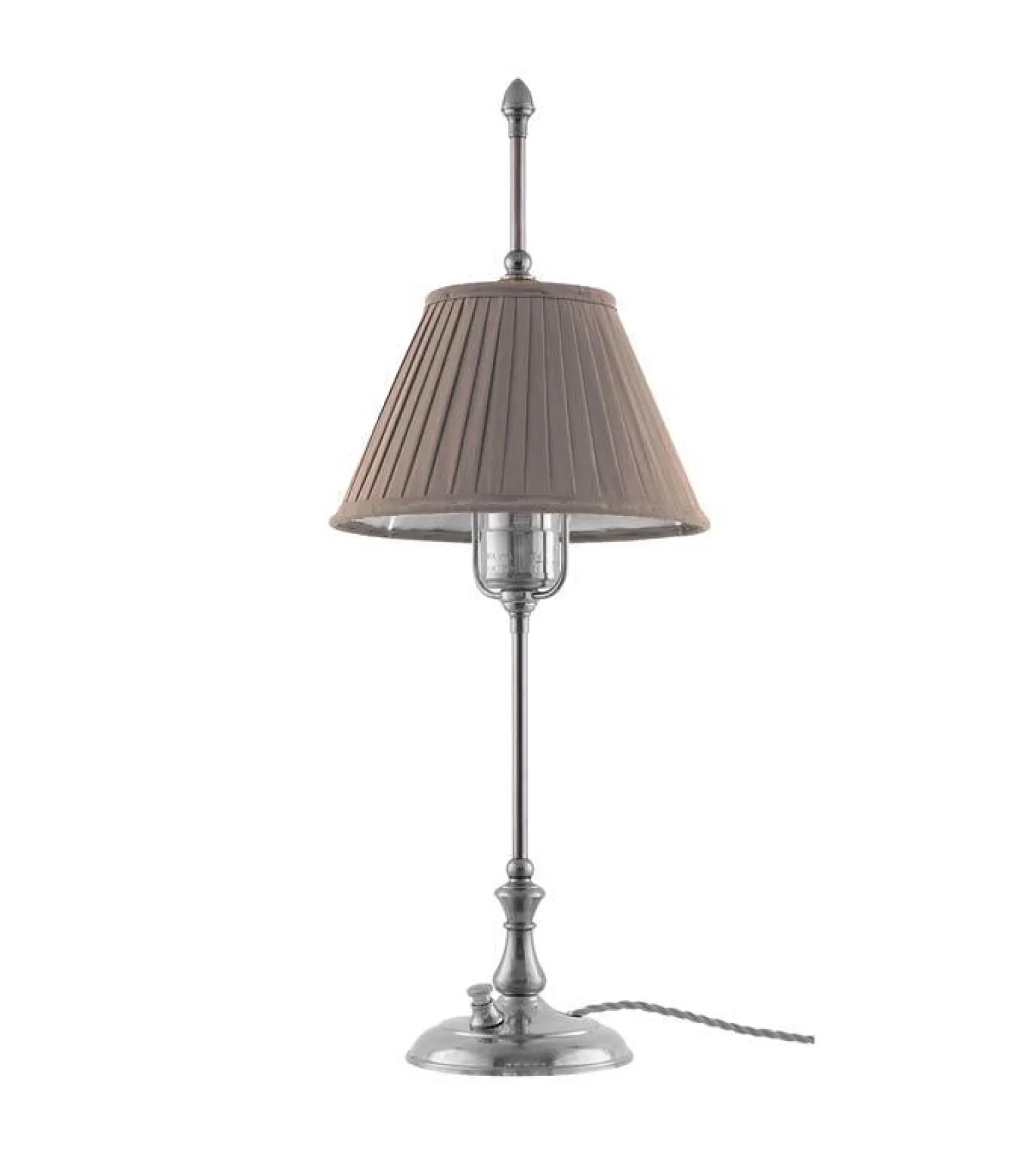 Bordslampa - Kellgren nickel, beige skärm