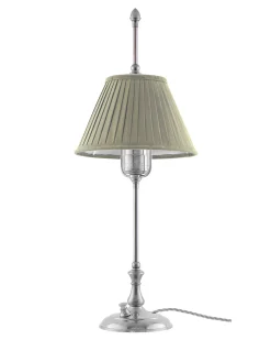 Bordslampa - Kellgren nickel, olivgrön skärm