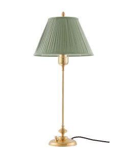 Bordslampa - Moberg 65 cm mässing, olivgrön skärm