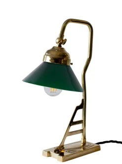 Bordslampa mässing - Modell 1900 med grön skärm