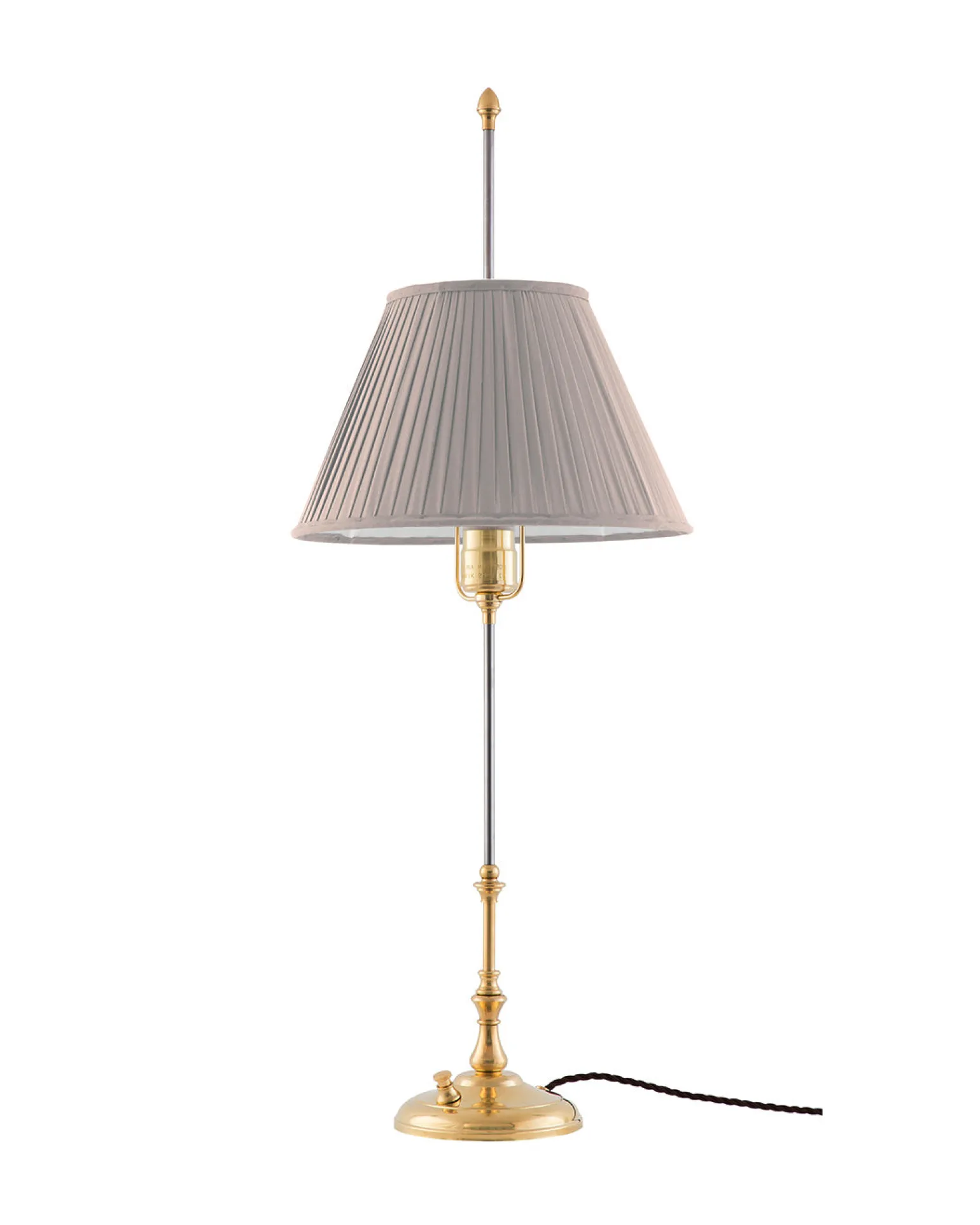 Bordslampa - Stiernstedt mässing, beige skärm