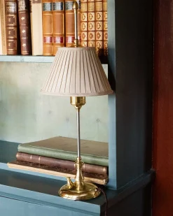 Bordslampa - Stiernstedt mässing, beige skärm