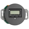 Digital termostat insats - svart porslin