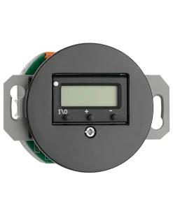 Digital termostat insats - svart porslin