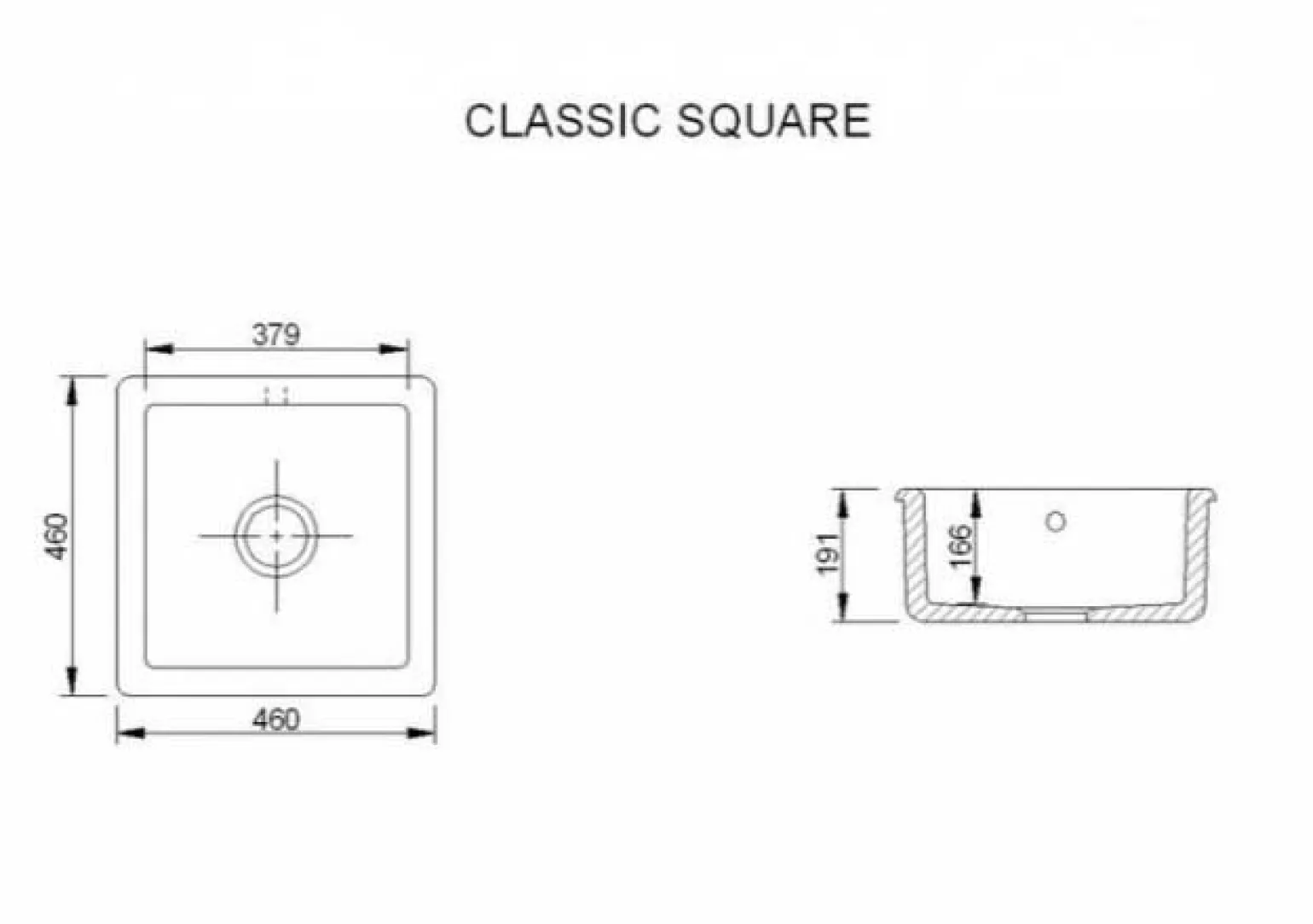 Diskho - Shaws Classic Square 46 cm