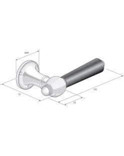 Dörrhandtag - Låsbolaget 437 nickel