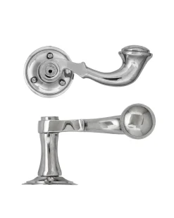 Dörrhandtag - Posthorn klassiskt nickel