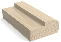 Dörrkarm Sekelskifte - Allmoge rundad 44x95 mm (hel längd 5,1 m)