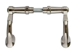 Dörrtrycke litet posthorn nickel - utan rosett