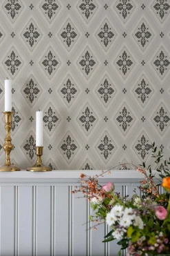 Duro Tapet - Astrid - Beige/Svart