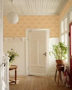 Duro Tapet - Nergården - Röd