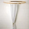 Duschdraperihållare - Rund 70 cm mässing