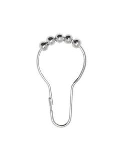 Duschdraperiringar - Krom 12-pack