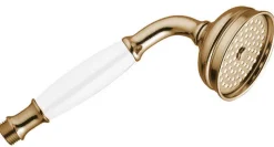 Duschhandtag - Handdusch Classic brons/vit