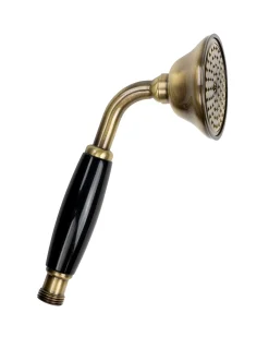 Duschhandtag - Handdusch Kensington svart/brons stor