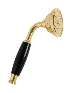 Duschhandtag - Handdusch Kensington svart/guld stor
