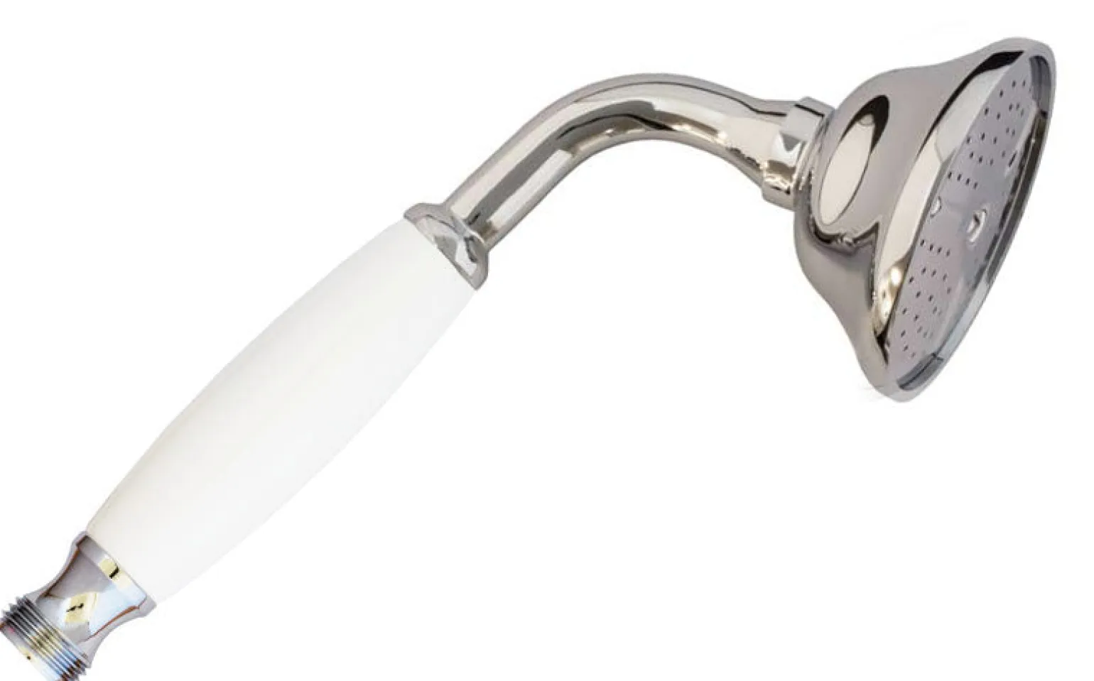 Duschhandtag - Handdusch Kensington vitt/krom stor