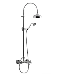 Duschset - Kensington retro gammaldags blandare, krom