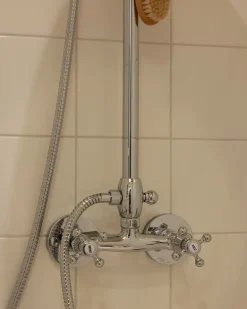 Duschset - Kensington retro gammaldags blandare, krom