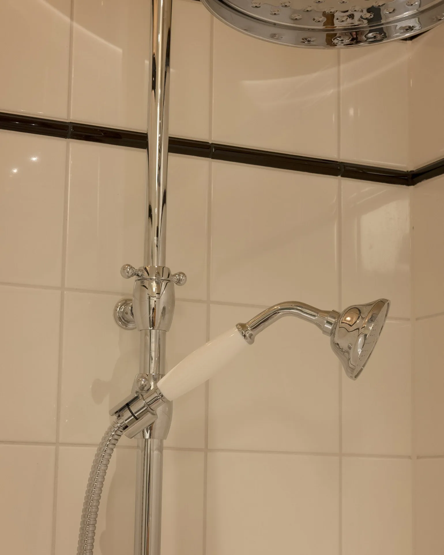 Duschset - Kensington retro utan blandare, krom