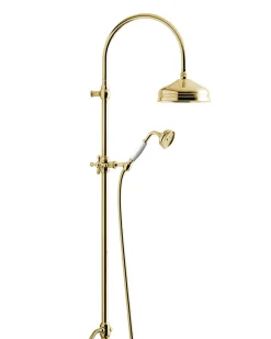 Duschset - Kensington retro utan blandare, mässing