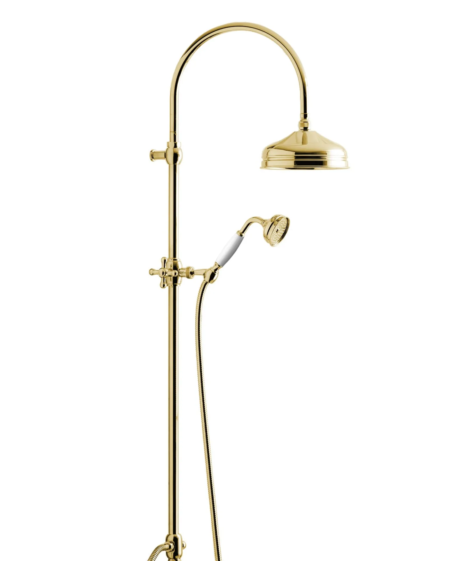 Duschset - Kensington retro utan blandare, mässing