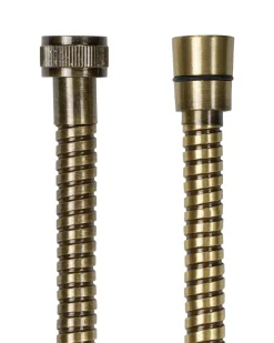 Duschslang brons 200 cm - Dubbellindad metall