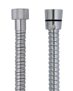 Duschslang krom 150 cm - Dubbellindad metall