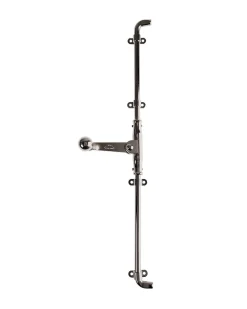 Espagnolette nickel - För inåtgående fönster <1000 mm, osymmetrisk - höger