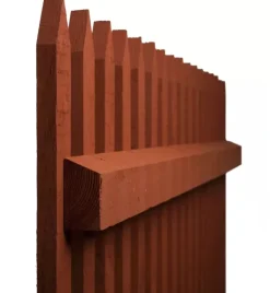 Falu Rödfärg Staket Tradition - Färdigmålad sektion gran 1750 x 1180 mm