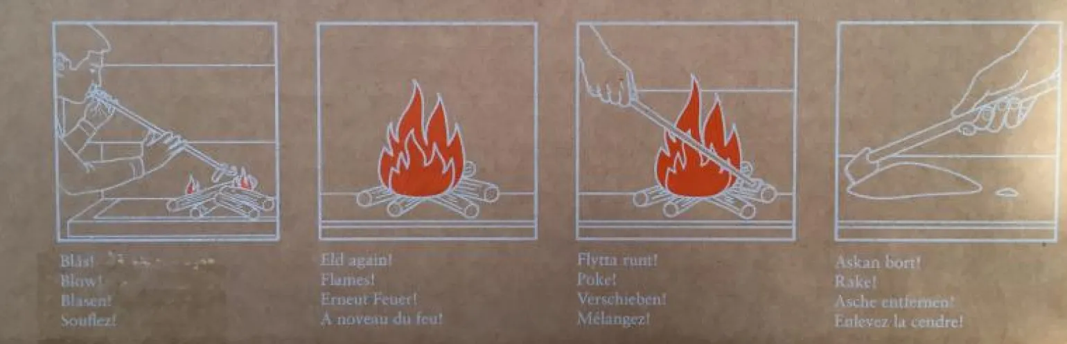 Flamman Blåsrör - Brasverktyg