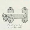 Fönsterklinka/ Skåpvred - Næsman N:o 159 nickel