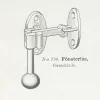 Fönsterlås - Næsman N:o 799 nickel