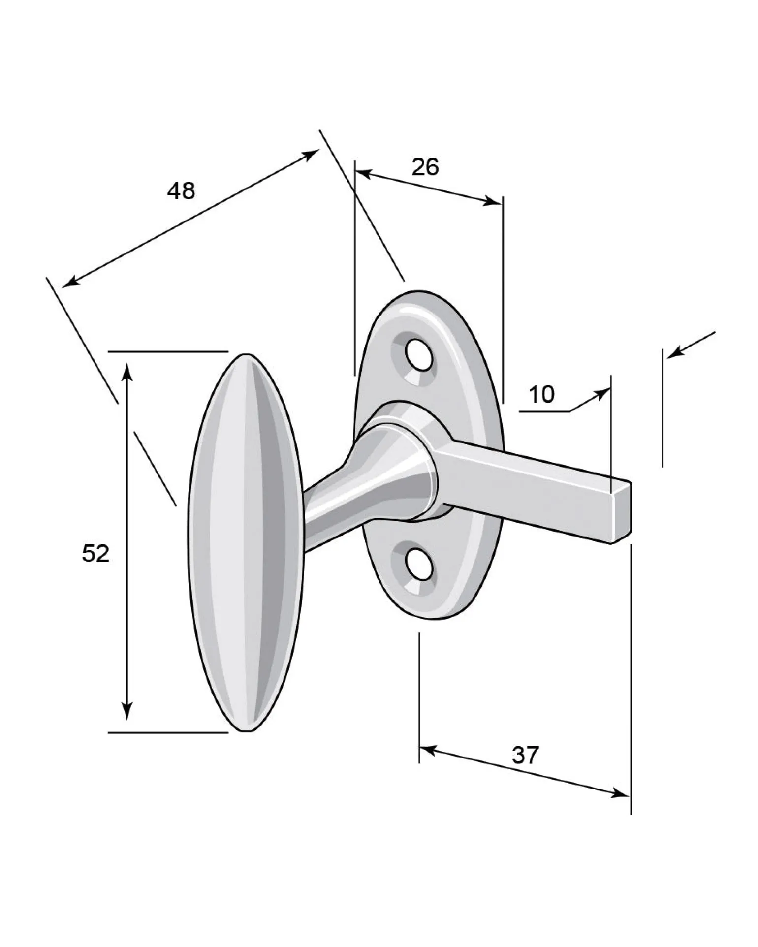 Fönstervred/Skåpvred - E-tuna Magasinet 550 nickel