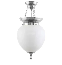 Foajéampel - 200 nickel, opalvit