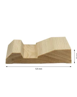 Fodersockel - Sekelskifte 125 mm