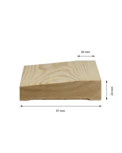 Fodersockel - Universal 24x97 mm
