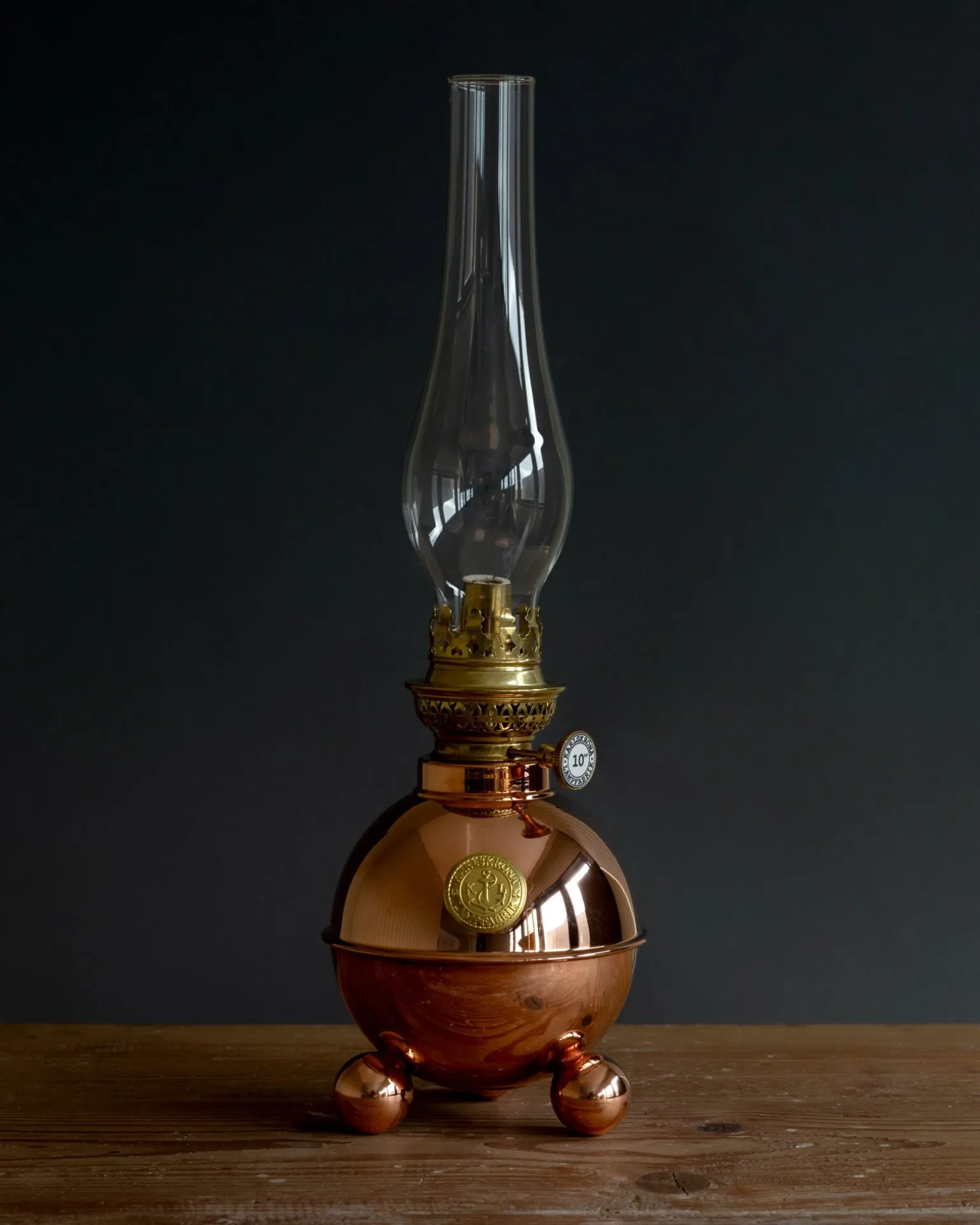 Fotogenlampa - Dragsö koppar