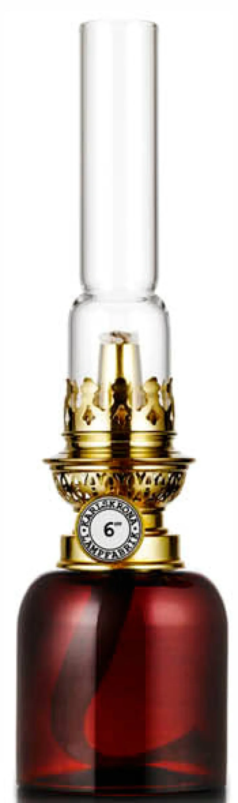 Fotogenlampa - Koholmen, brun