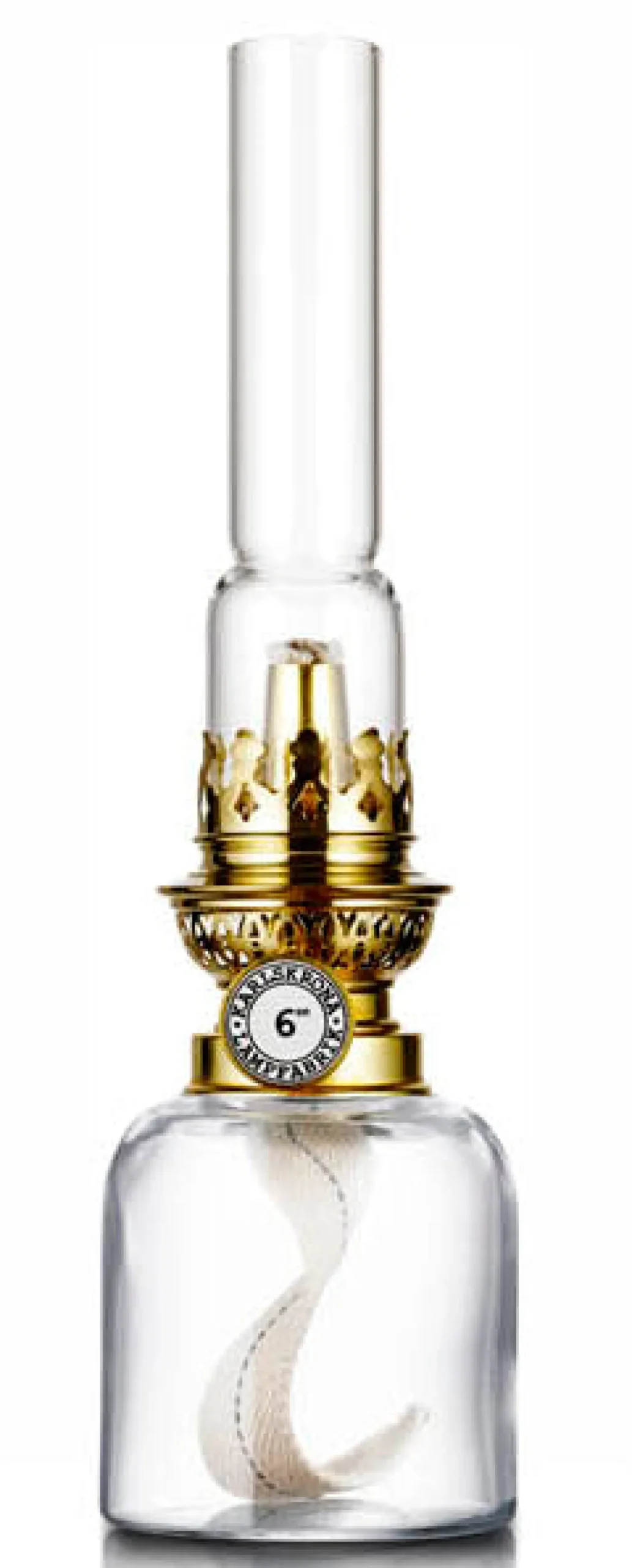 Fotogenlampa - Koholmen, klarglas