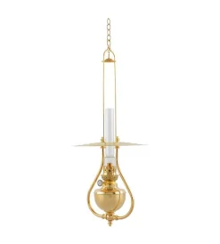 Fotogenlampa - Ronneby mässing, tak